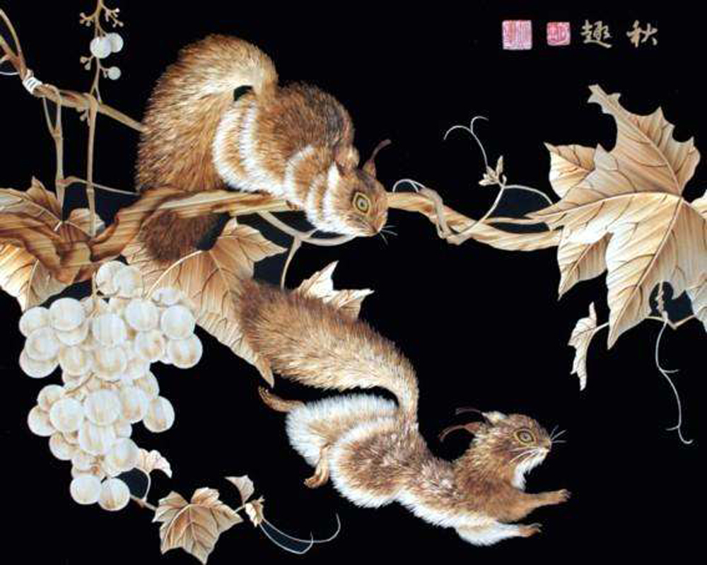 魯山麥秸畫 傳統(tǒng)工藝引蔡豐名博士專程考察